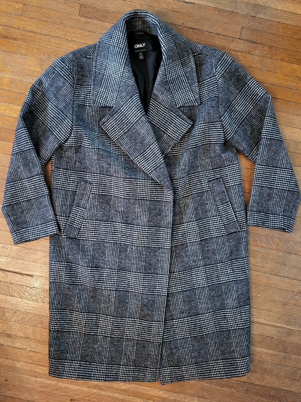 Only - Womens Oversized Tweed Trench Coat
